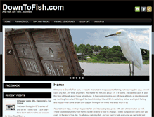 Tablet Screenshot of downtofish.com